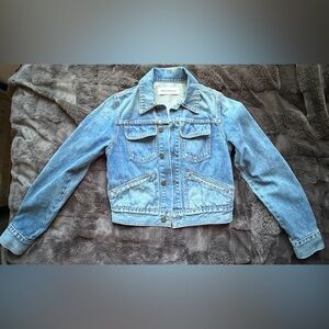 Reformation Light Wash Blue Denim Jacket